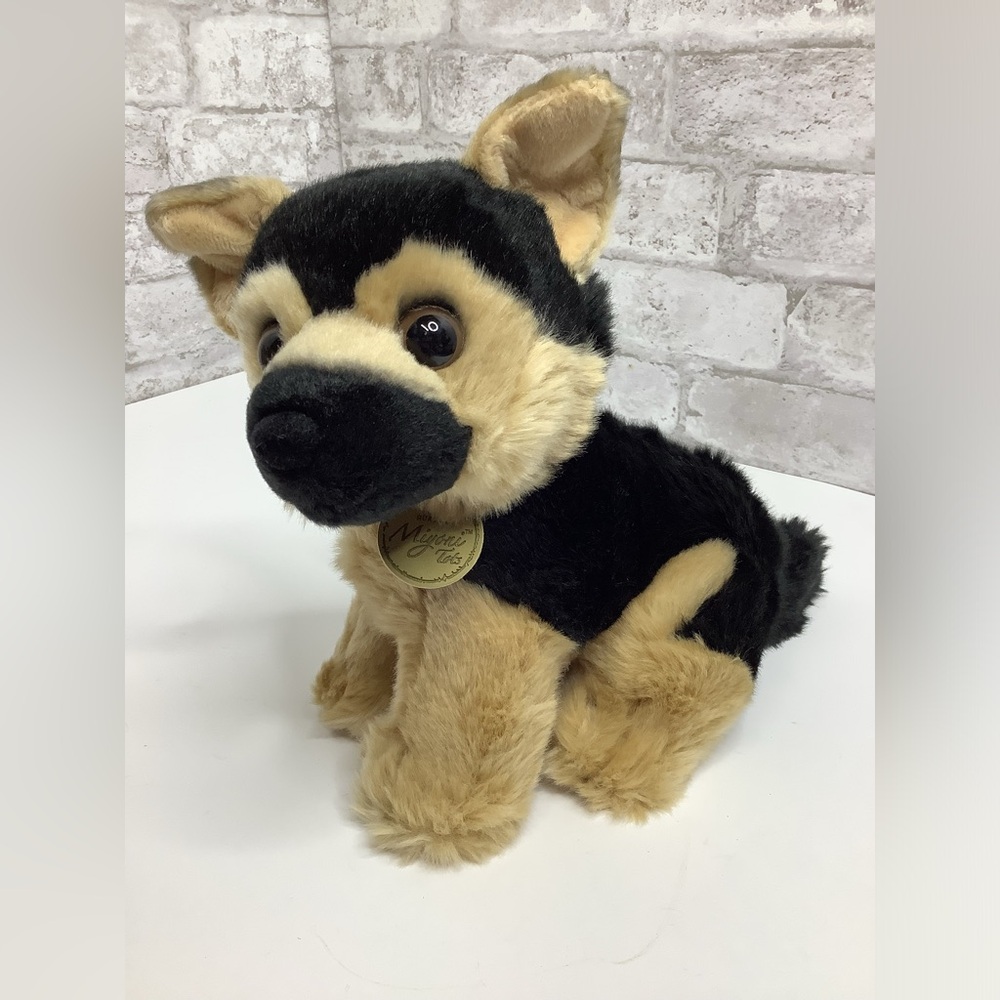 German Shepherd Puppy Dog Plush 8" Aurora Miyoni Tots Realistic Stuffed Animal